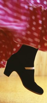 Flamenco feet.