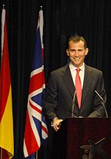 HRH Prince Felipe of Asturias.