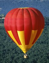 Hot air ballooning in Spain.