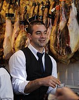 Delicious Jamon in the San Miguel Market.