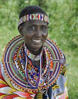 Intricate jewellery of the Massai tribes