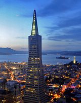 Night shot of San Francisco