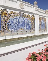 Portuguese style fountain.