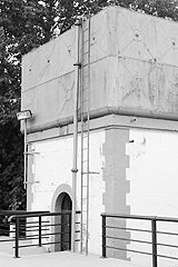 Water tank at Jimera de Libera station, inspired by the Berchers