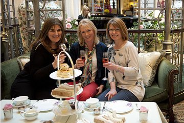 Michelle Chaplow tea at the Savoy Hotel