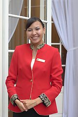 A welcoming smile at the Shangri-La Paris.