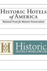 Logos for Historic Hotels.
