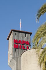 The historic Napa Mill, Napa River Inn, California.