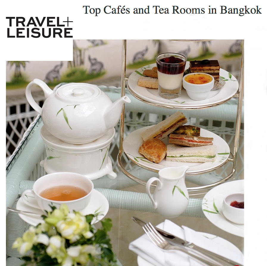 Afternoon tea at The Mandarin Oriental Bangkok, In Travel + Leisure