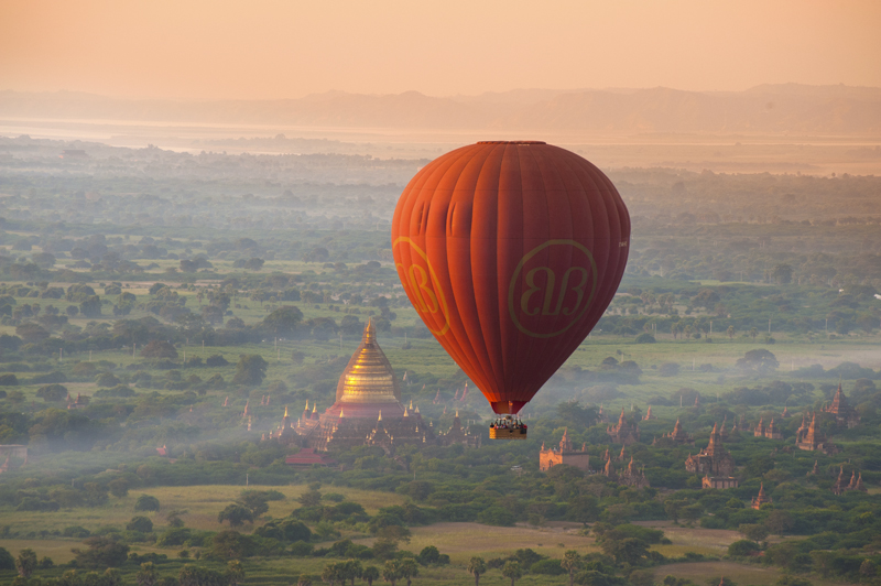 Balloons over Bagan By Michelle Chaplow