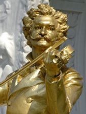 Johann Strauss in Stadtpark.