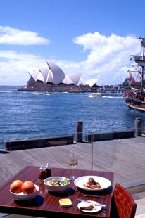 I’m addicted to travelling and one of my favourite cities in the world is Sydney. The chic harbour kitchen restaurant of the Park Hyatt Hotel overlooks the Opera House. As a photographer I find that view heightens every sensory perception.