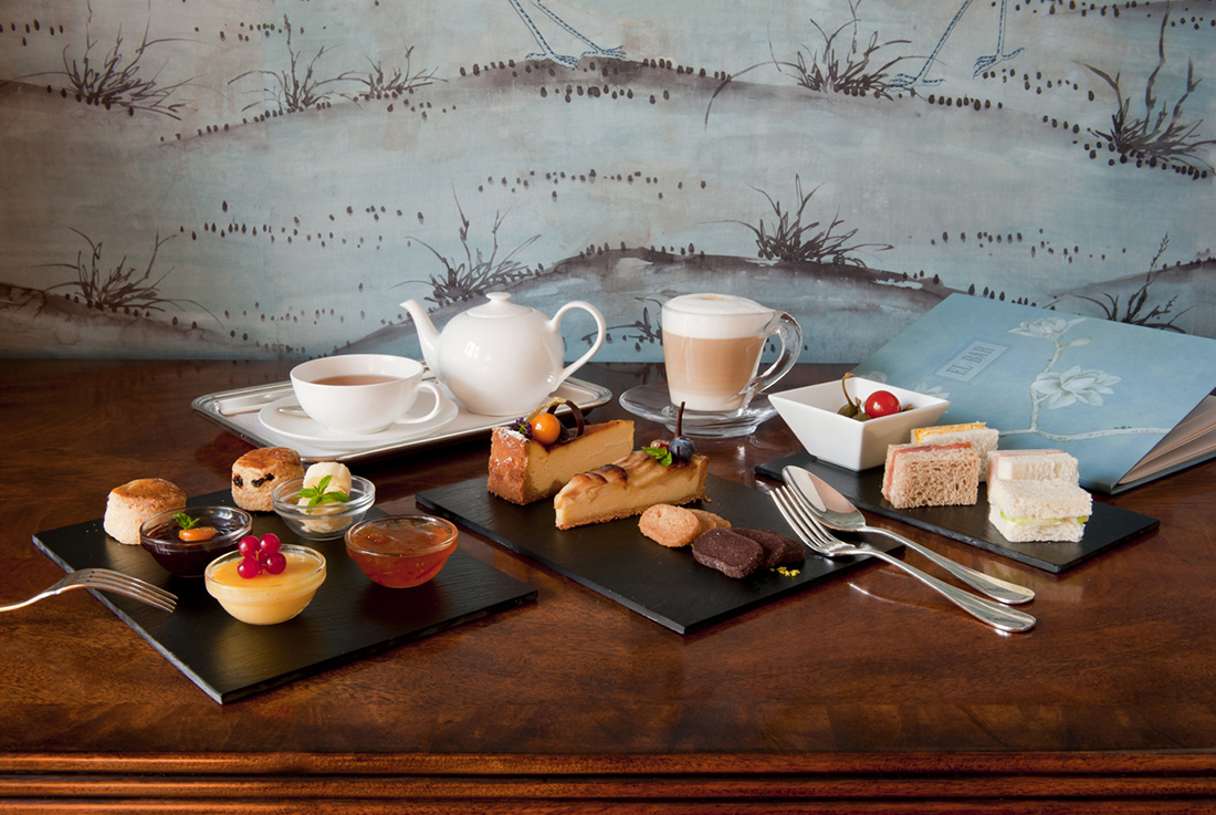 Afternoon tea at Fina Cortesin, prepared by Chef Lutz Bösing, Executive Chef at Hotel Finca Cortesin