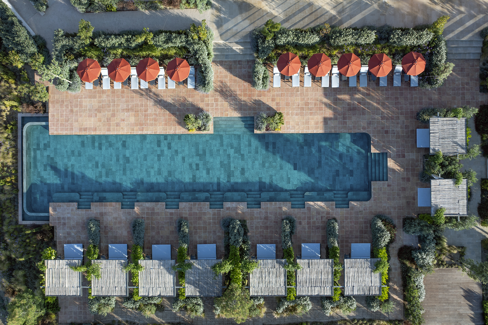 Gran Hotel Mas d'en Bruno, Torroja del Priorat, Tarragona, , Spain The Pool Aerial View